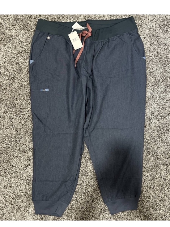 Figs Pants - Figs Zamora Jogger Scrub Pants — Heather Denim 3XL